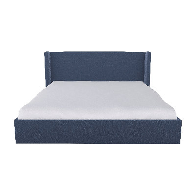 Chloe Upholstered Wingback Bed
