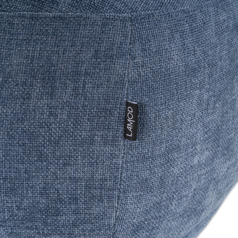 Repose-pieds Kartikeya, 100 % polyester bleu