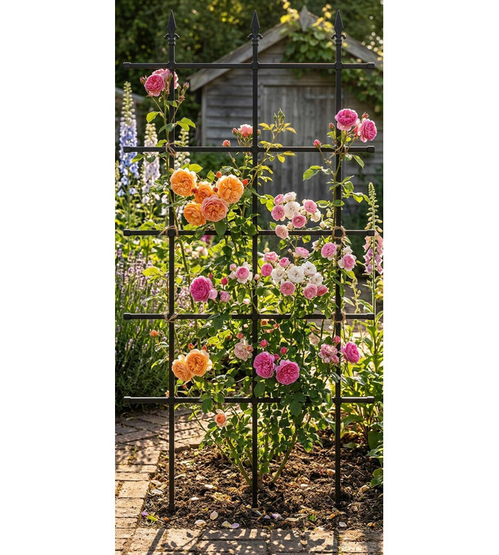  Metal Rose Trellis W90 x H180cm, 180cm x3