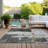 Kaylani Washable Abstract Indoor / Outdoor Rug-1368787398