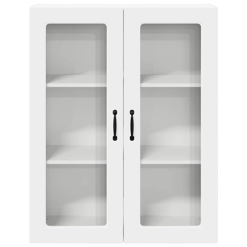 Vidaxl Kitchen Wall Cabinet Brown Oak 60 X 31 X 100 Cm Engineered Wood, White, 100cm H x 80cm W x 31cm D