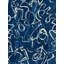 Abstrait double abstrait géométrique amovible bleu-1953604680