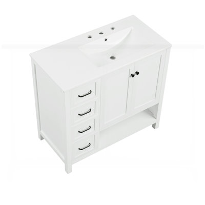 Meuble-lavabo 36 po avec comptoir d'évier
