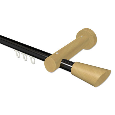 Boxborough Adjustable 2cm Single Curtain Pole