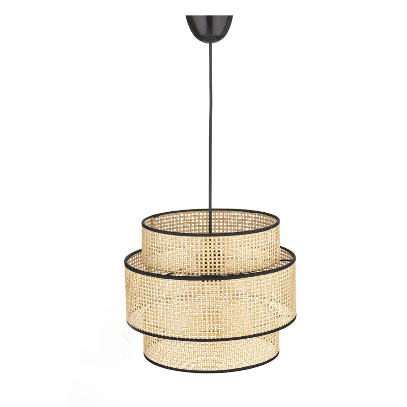 Chandle Chandelier, Beige/Black