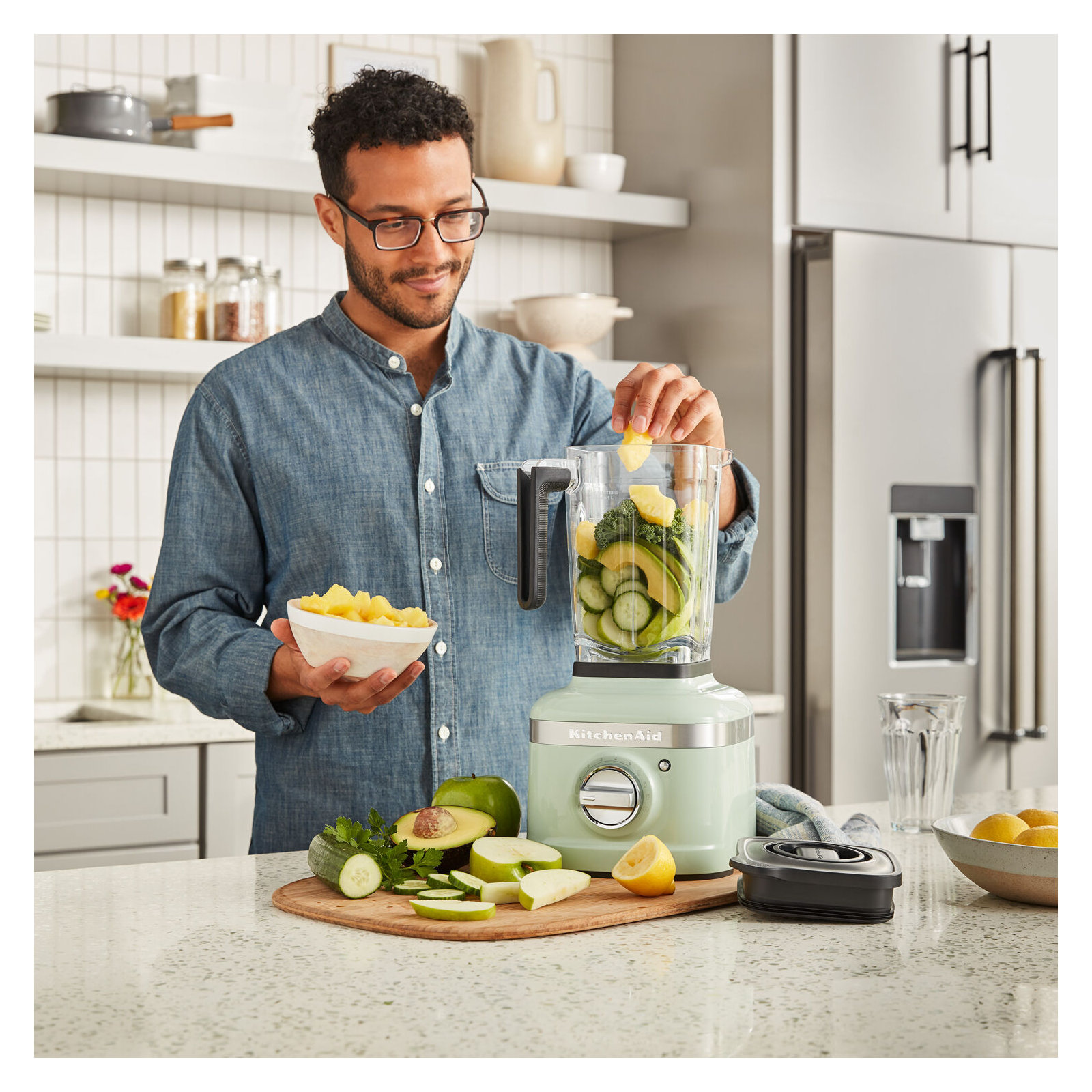 KitchenAid® K400 Variable Speed Blender with Tamper, Pistachio