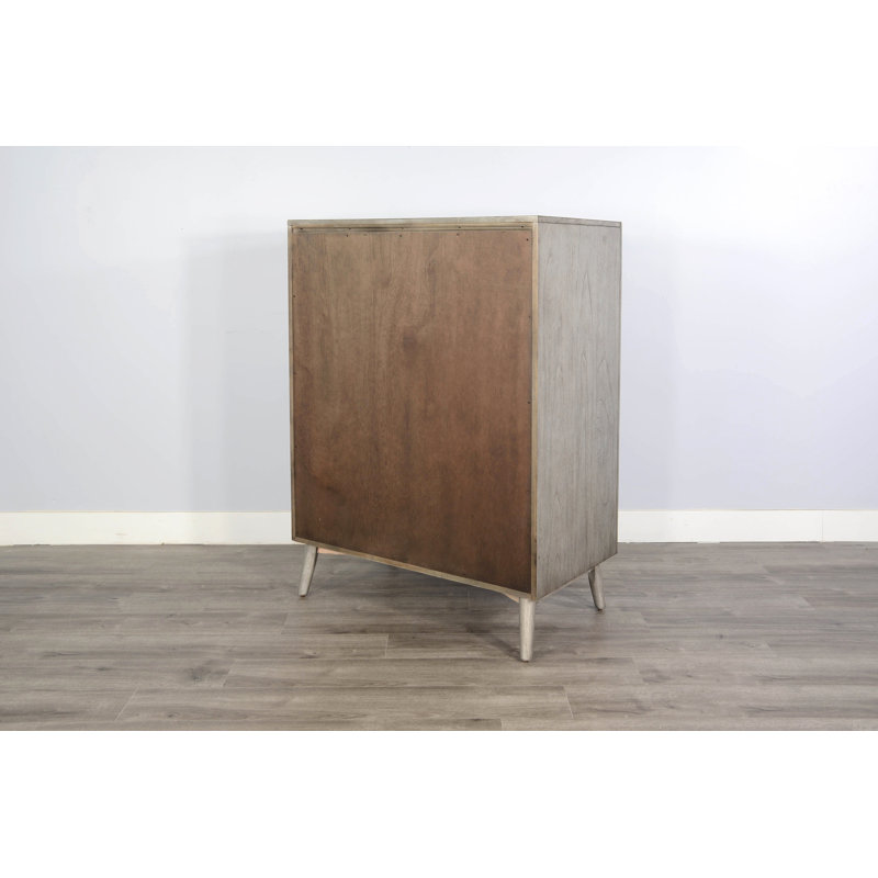 Commode 5 tiroirs Baesmarc, Mod Grayrne