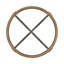 Aeriel Cross Legs Coffee Table