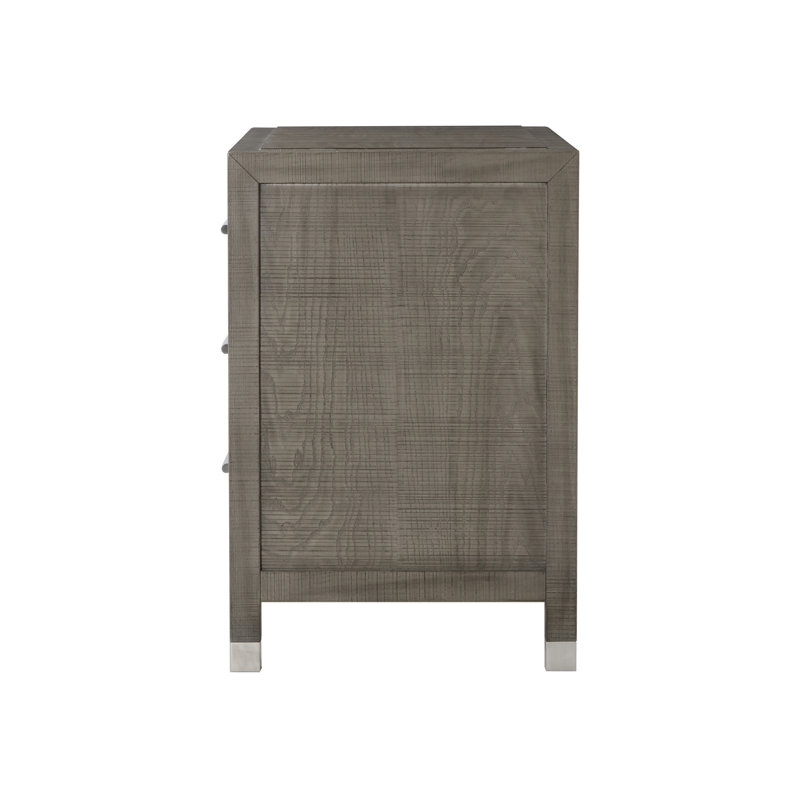 Raffles 3 - Drawer Solid Wood Nightstand