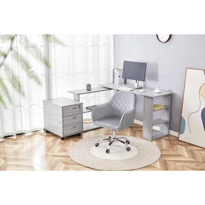Shonnell Computer Desk Office Set with Chair