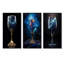 Verre gobelet en verre - ensemble d'art mural sur toile 4 verres-797256484-797256487