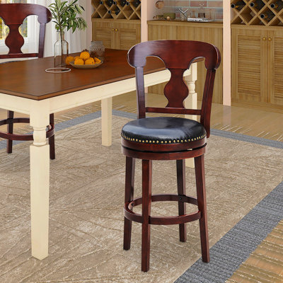 Tappen Swivel Upholstered Counter Stool