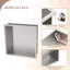 Niche de douche en acier inoxydable de 12 po x H 12 po-98833248