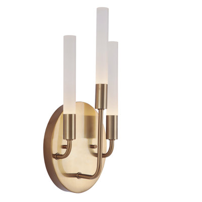 Lampe murale bougie 3 lumières Zermeno