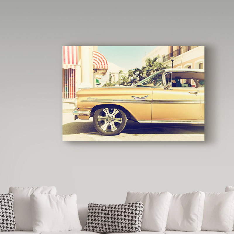 Cosey «Vintage Car», reproduction de photo sur toile tendue, H 22 po x l 32 po