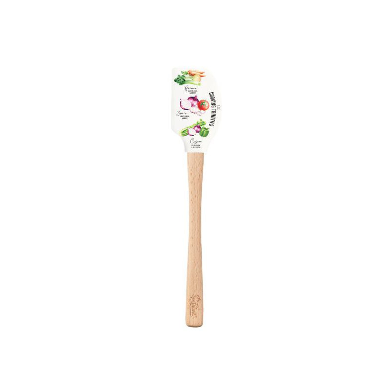 Spatulart® Cooking Trinities  Wood Handled Spatula