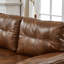 Causeuse moderne en similicuir avec rangement pour les salons confortables-1358178278