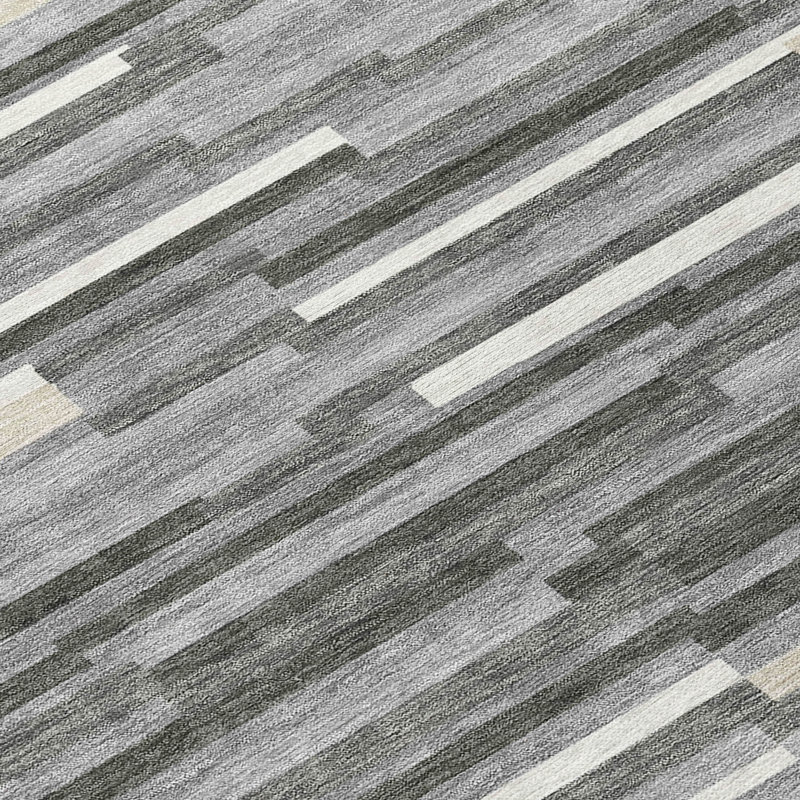 Tapis intérieur / extérieur mâle avec envers antidérapant, Round 8'