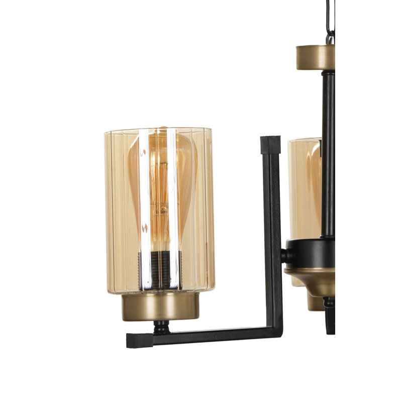 Lustre 4 lumières à abat-jour Daloris, 4
