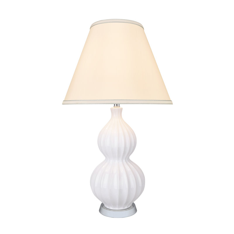 Arnolt Ceramic Table Lamp, White