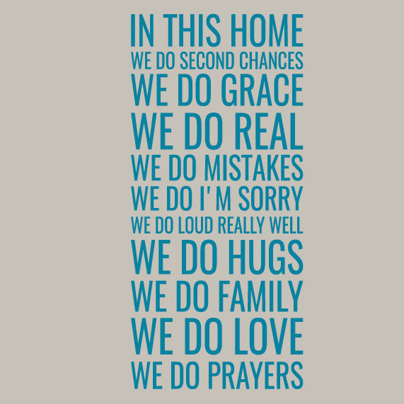 Text & Numbers Non-Wall Damaging Wall Decal, Teal