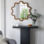 Miroir d'appoint en bois avec cadre unique
