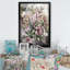 Grunge rose gris, fleurs d'été - décoration murale traditionnelle en toile-1450930948-1450930951
