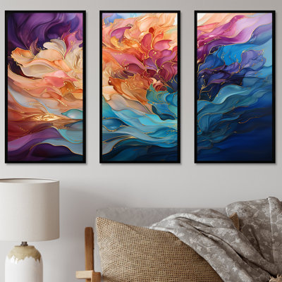 Goslar - Aurora Borealis, ensemble d'art sur toile