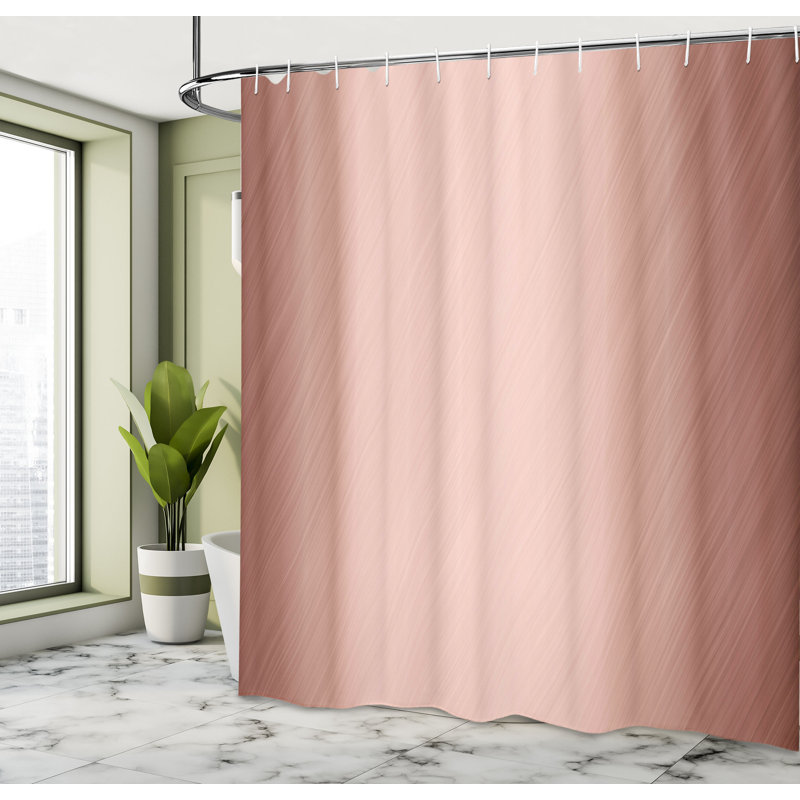 Shower Curtain with Hooks Included, 70"H x 69"W