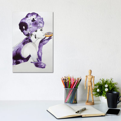 Purple Temptation by Tara Gamel - Gallery-Wrapped Canvas Giclée on Canvas