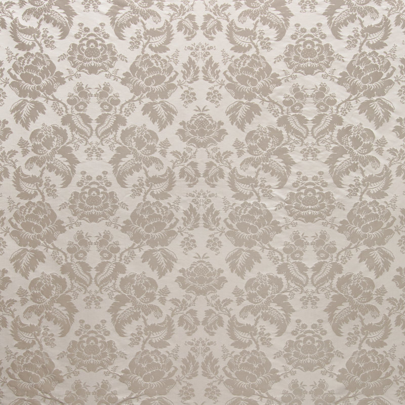 Moulins Silk Fabric, Gray