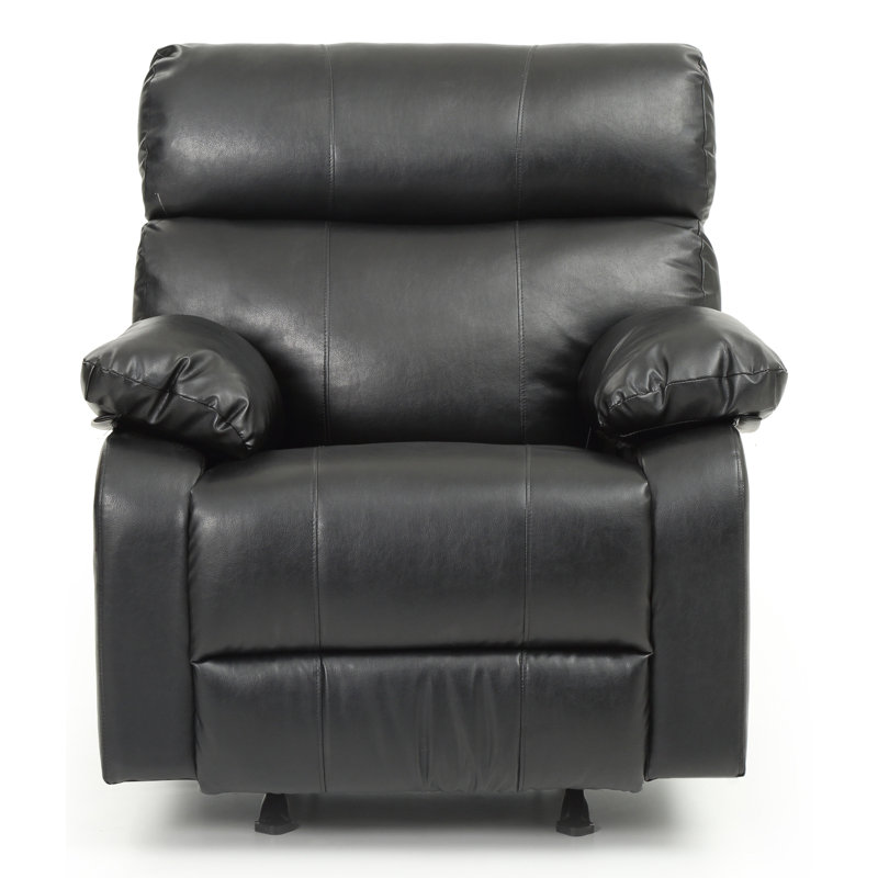 Fauteuil inclinable Manny, noir, Noir