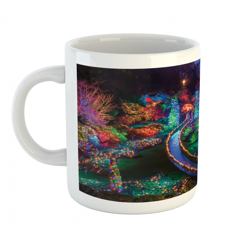 Grande tasse à café jardin
