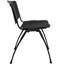 Chaise empilable en polypropylène noir Laduke-29577481