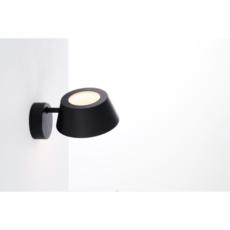 OLO XL Wall Single Lamp, Shiny Black, Black