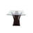 Sabellanni Oval Glass Top Dining Table