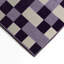 Tapis intérieur / extérieur mauve à carreaux-560376437