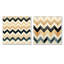 Ivoire Boho Accents Chevron II - Ensemble de 2 décorations murales formes abstraites-910640135-910640156