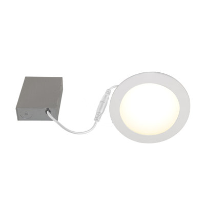 6.75'' Tunable Color Temperature Dimmable Air-Tight IC Rated LED Canless Recessed Lighting Kit