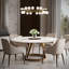 Carousel Dimmable LED Chandelier With Built-In Color Temperature Adjustability Switch, 2700K/3000K/3500K/4000K-341270029