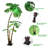 73 " H Faux Palm Tree in Plastic Freestanding
