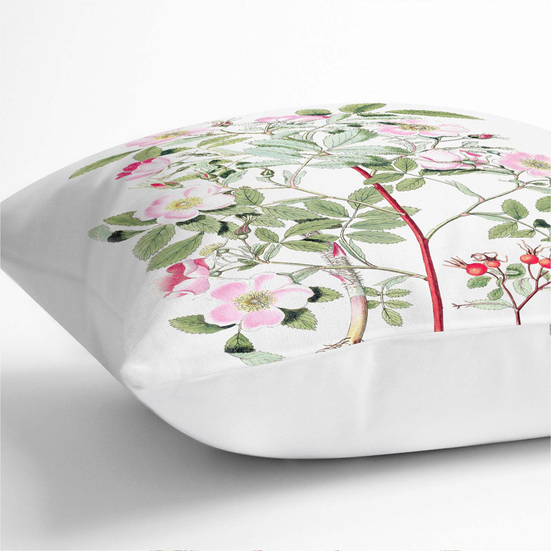 Square Throw Cushion, White, 40cm H x 40cm W x 15cm D