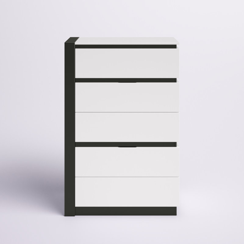 Carilla 31.5" W 5-Drawer Modern Dresser