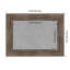 Tableau magnétique encadré en bois dur moka-101799054