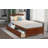 Twin Platform Storage Bed Wood Bed Frame With Two Drawers And Headboard-1334453442