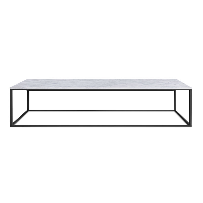 Minimalista Coffee Table, 13" H x 60" W x 29" D, White