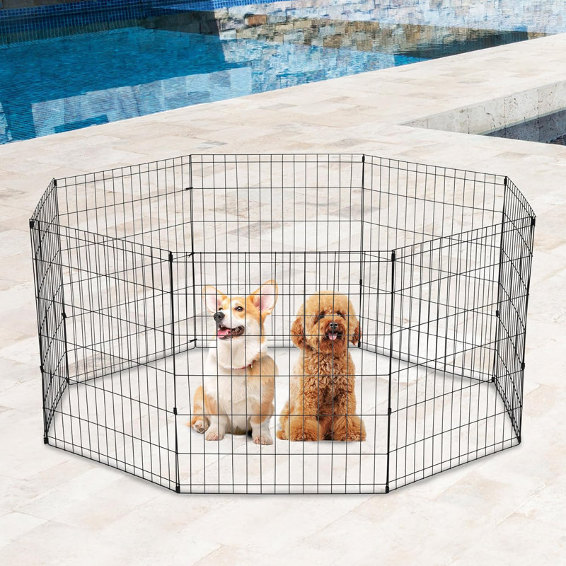 Enclos pour chien 30 po de hauteur 8 panneaux