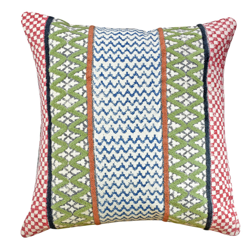 Chevron Cotton Throw Pillow