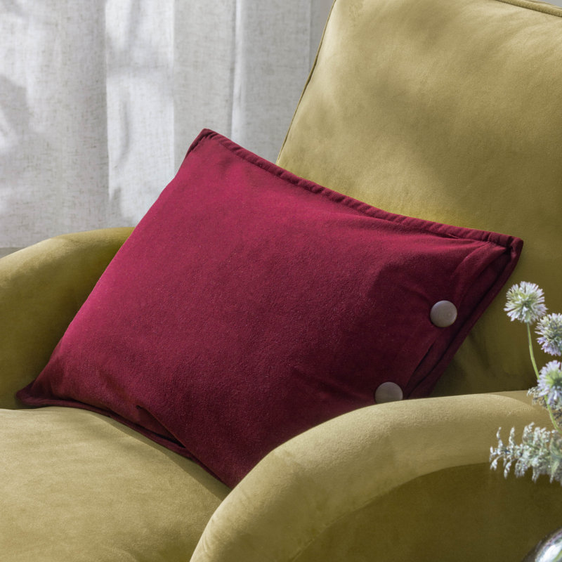 Effron Rectangular Cushion, Red, 50cm H x 35cm W