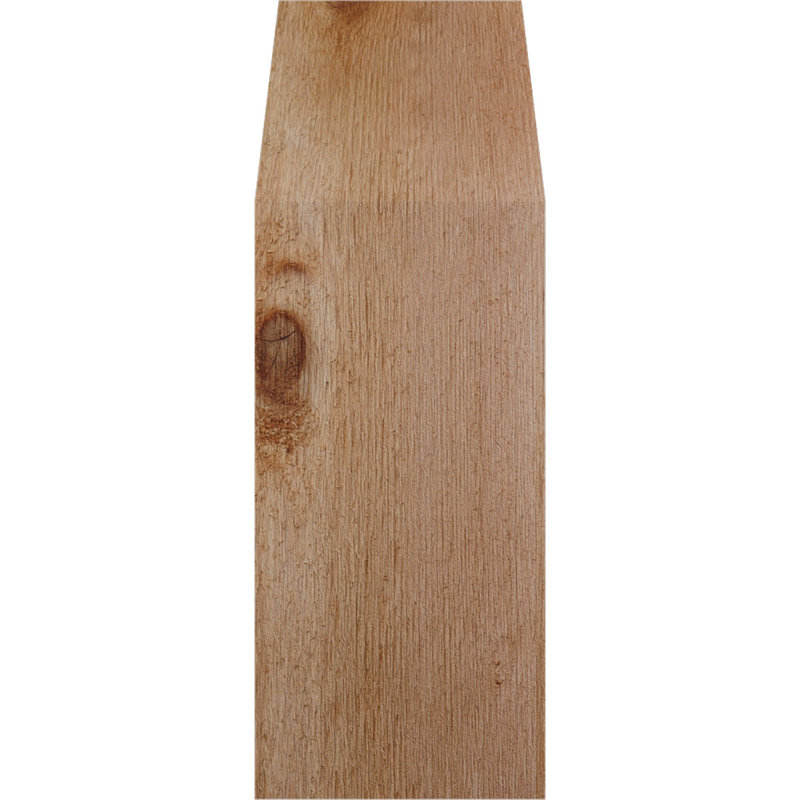 Attelle de genou traditionnelle, Cèdre rouge de l'Ouest (scié brut), H 18 po x l 6 po x P 10 po